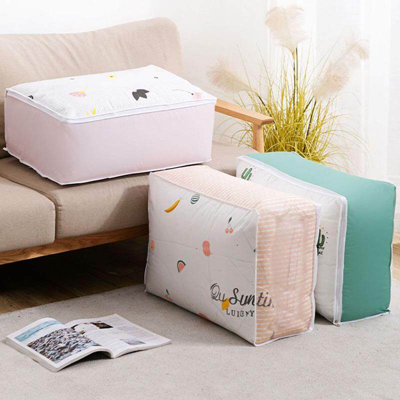 1pcs Pvc Waterproof Foldable Storage Bag Clothes Blanket Quilt