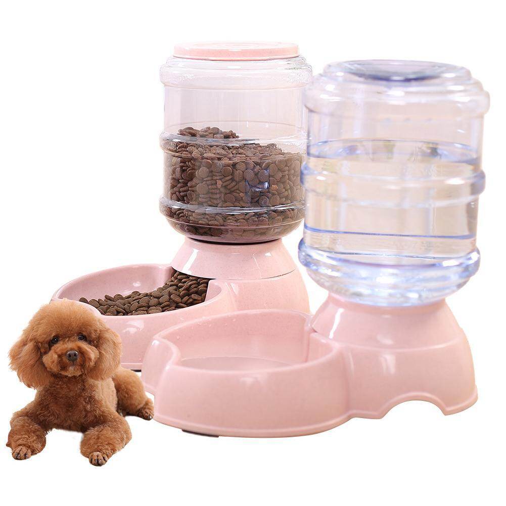 3 8l Pet Automatic Feeder Dog Cat Drinking Bowl For Dog Water