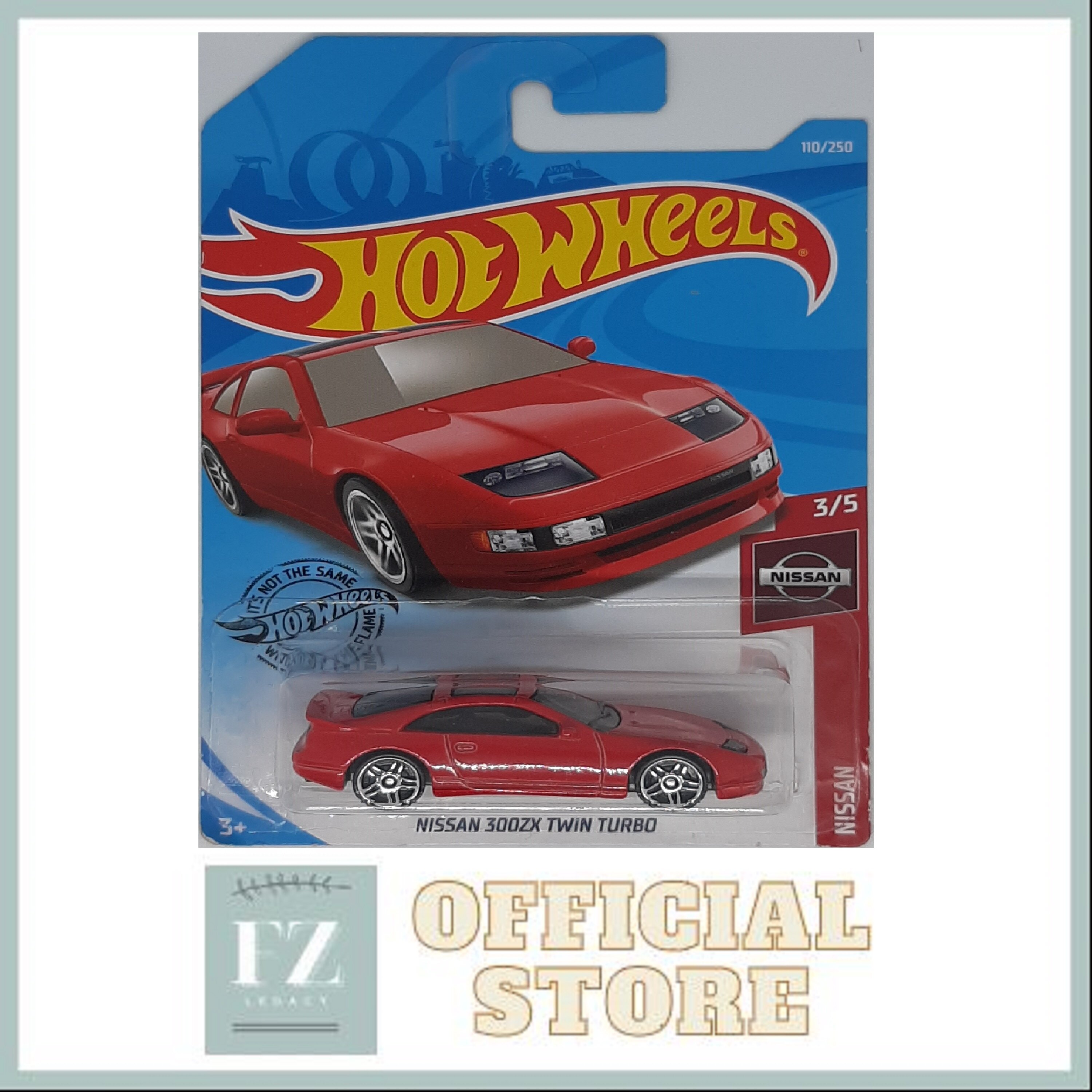 Hot Wheels Nissan 300zx Twin Turbo 2019 110/250 Blanco | Meses sin interés