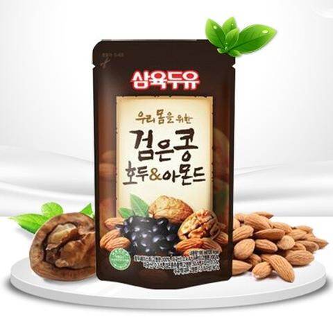 Sữa đậu đen hạt óc chó hạnh nhân Vegemil Hàn Quốc (190ml/túi)