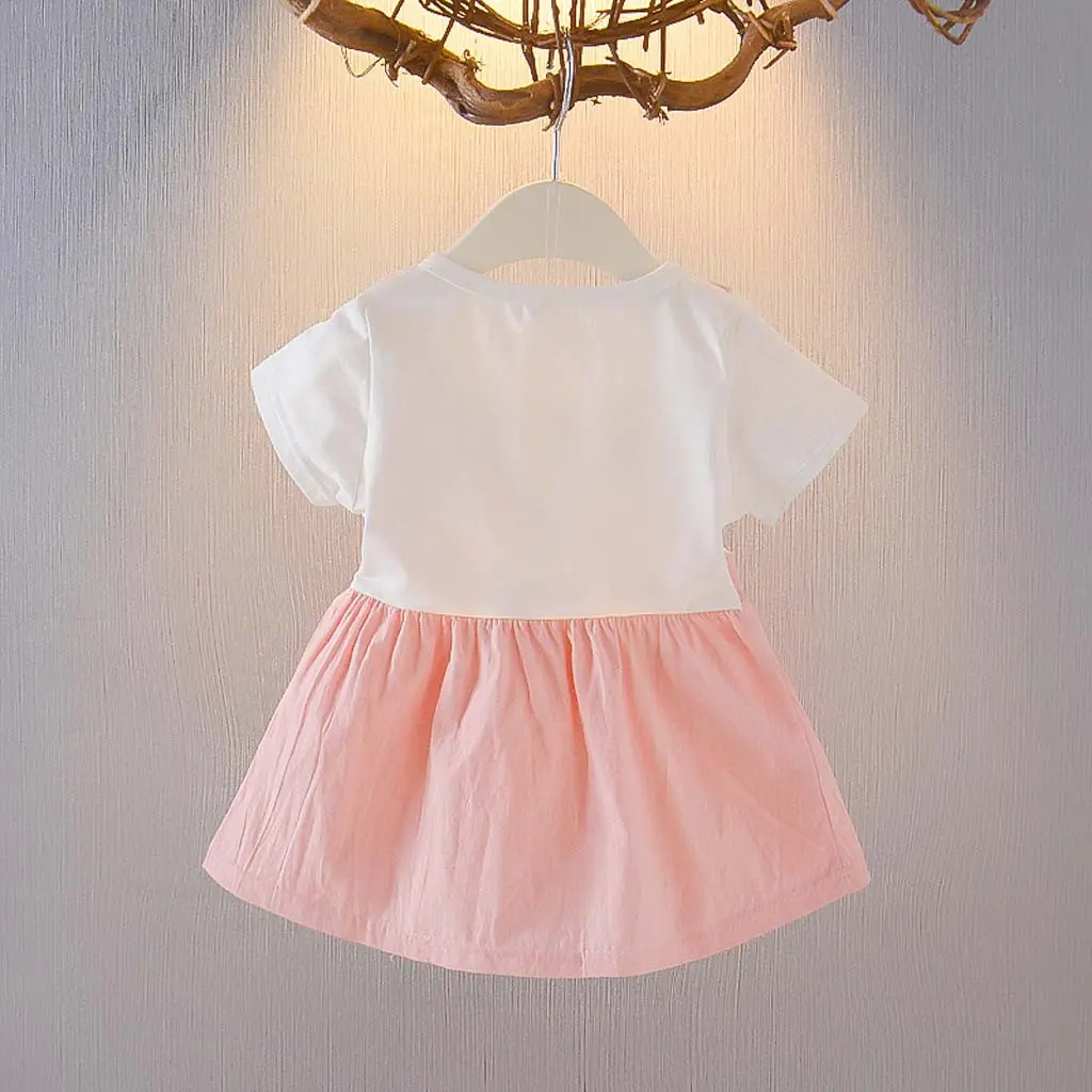girls pink overall dress