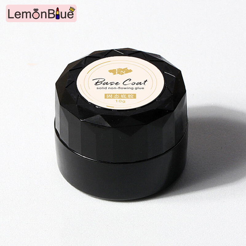Gambar LemonBlue Nail Polish Gel Transparent UV LED Soak Off Jelly Gel Top Coat Glue Coating Nail Transparent Nail Polish Gel Top Coat Glue for Home DIY UV LED Soak Off Jelly Gel Coating Nail Art Manicure