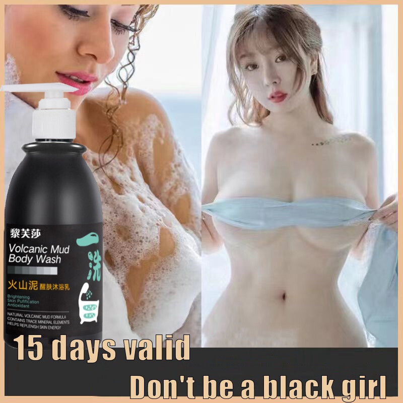 Gambar Volcanic mud body wash whitening volcanic mud body wash sabun mandi lumpur gunung berapi body tanning repair deep sea mud shower gel unisex whitening and hydrating ?????