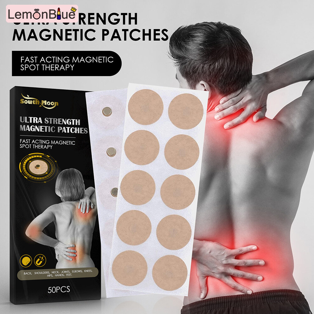 Gambar LemonBlue Muscle Pain Relieving Patch Soothes Back Legs Feet Cramp Pain Body Care 50pcs 50pcs Magnetic Health Stickers Pain Relief Homeopathic Remedies Body Care for Back Muscle Soreness