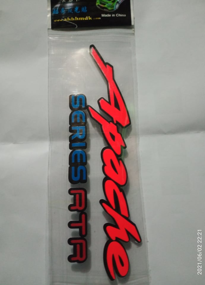 Logo Reflective Emblem Decal Car Bike Sticker Logo (5X5 Inch)