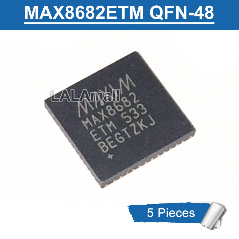 5 Chiếc Máy Ảnh MAX8682 ETM QFN48 MAX 8682 Camera + Máy Ảnh T QFN-48 Chip IC Điện Chính Hãng Mới