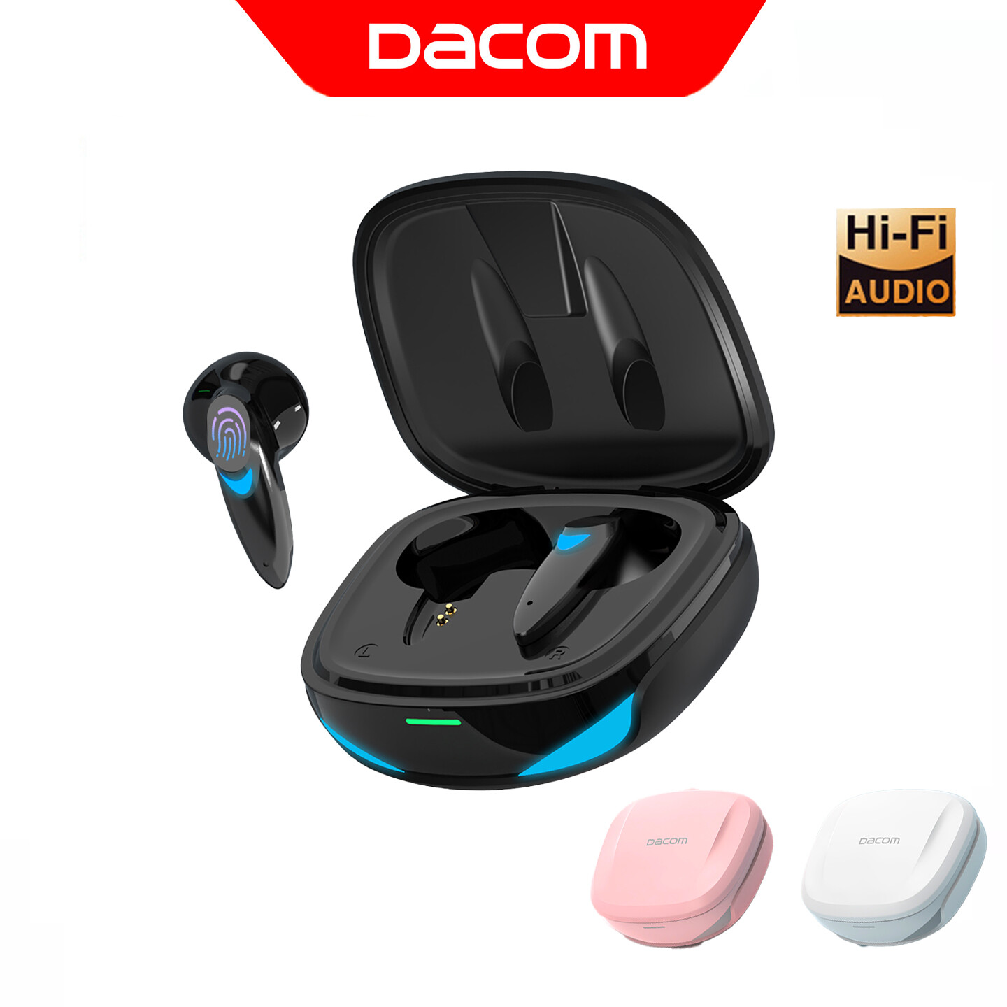 Tai Nghe Bluetooth Chơi Game Dacom Tws Nhét Tai Không Dây