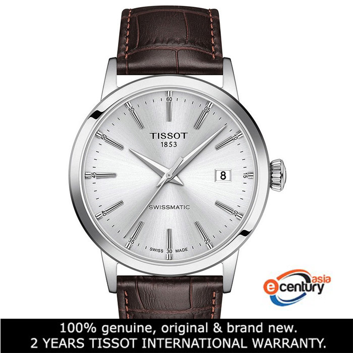 Tissot T129.407.16.031.00 Men's Automatic T-Classic Classic Dream  Swissmatic Brown Leather Strap Watch | Lazada