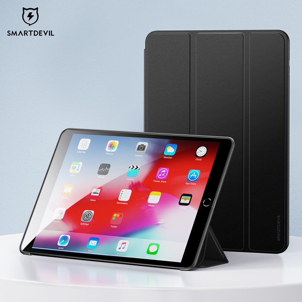 SmartDevil Soft Tablet Case cho iPad 10,2 inch 9/8/7 Gen Air 5 Air 4 Case ipad mini5 7,9 inch ipad Pro 2022 2021 2020 2019 2018 2017 9,7 inch ipad Air3 ipad Air 2 Đế bảo vệ chống rơi Che với chức năng ngủ / đánh thức tự động
