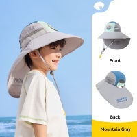 Lemonkid Children Sun Hat Neck Flap Breathable Mesh Wide Brim Colorful Summer Beach Hat Boys and Girls LK2250014