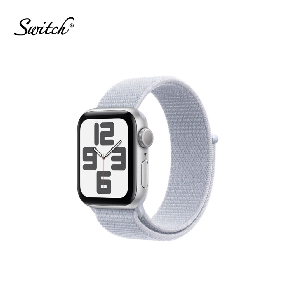 [New] Apple Watch SE Aluminium Case with Sport Loop (2024), GPS only
