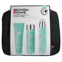 BIOTHERM Homme Aquapower Power 3ชุด (น้ำยาทำความสะอาด125มล. + โลชั่น200มล. + เจล100มล.)