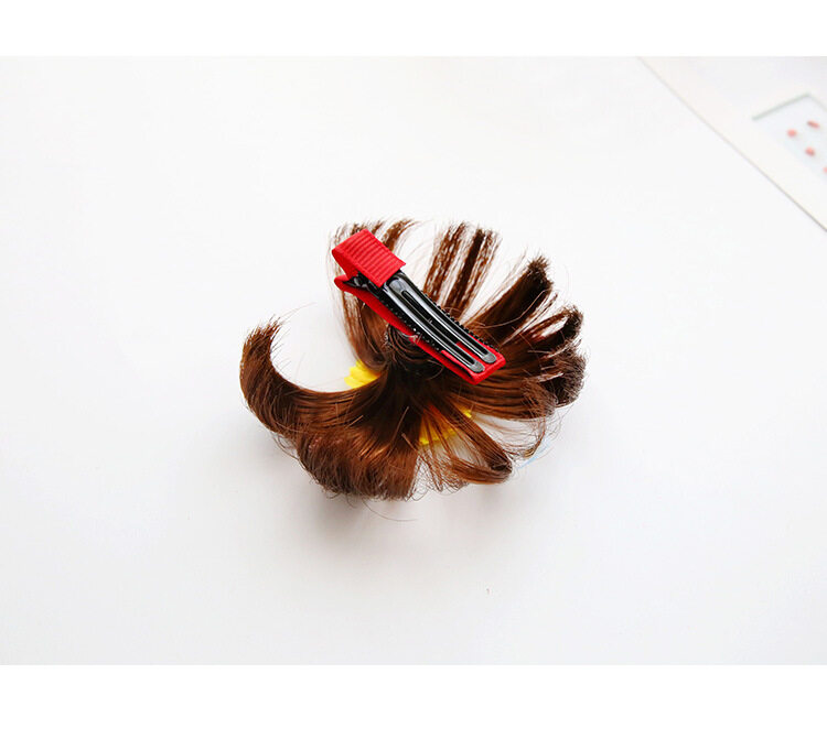 Tóc Giả Trẻ Em TSE Với Kẹp Tóc Tóc Giả Nữ Công Chúa, Kiểu Búi Tóc Hoa Cài Tóc Kẹp Bé Gái, Phụ Kiện Tóc P08 1 Pair