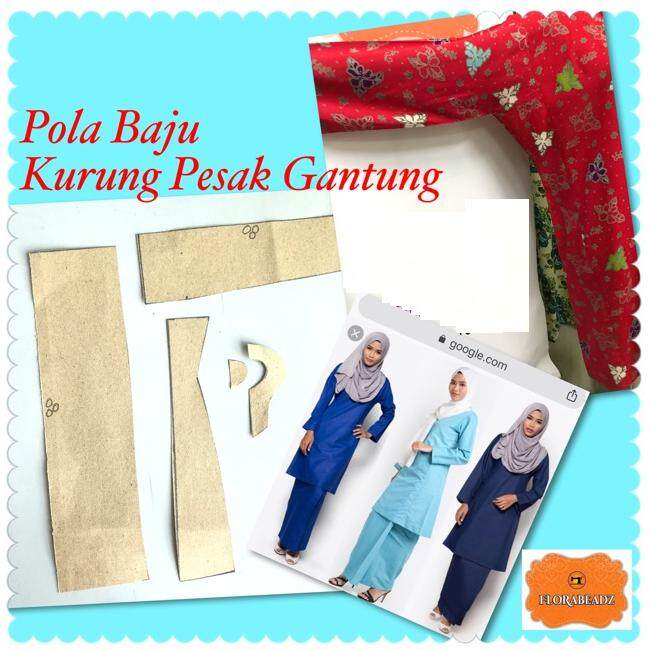 Ukuran Pola Baju Kurung Kedah - Kurung Kedah Diy Sewing Clothes Sewing ...