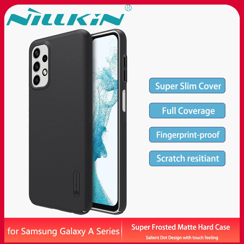 Nillkin Ốp lưng Samsung Galaxy A15 A25 A35 A04 A14 A24 A34 A23 A33 A42 A52 A52s A51 A71 A50 Case Super Frosted Shield Hardcase Matte Back Cover Casing
