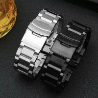 Zhangeer Vòng đeo đồng hồ bằng thép toàn bộ không gỉ trơn tháo nhanh 18mm 20mm 22mm 24mm 26mm cho đồng hồ đeo tay nam dây đeo Nữ Công Sở kim loại kèm dụng cụ