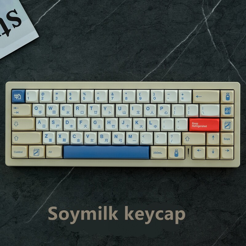 【Keycap only】soymilk Keycap 138 phím xda hồ sơ PBT thăng hoa Keycaps cho công tắc Cherry MX Bàn Phím Cơ RK61/Anne Pro 2/gk61