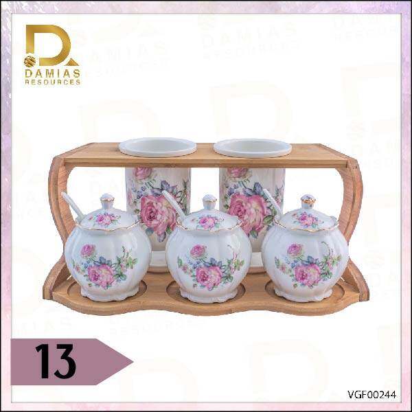 Gambar KITCHEN SET   TEMPAT LETAK GARAM DAN GULA VANTAGE MURAH ceramic hiasan dapur