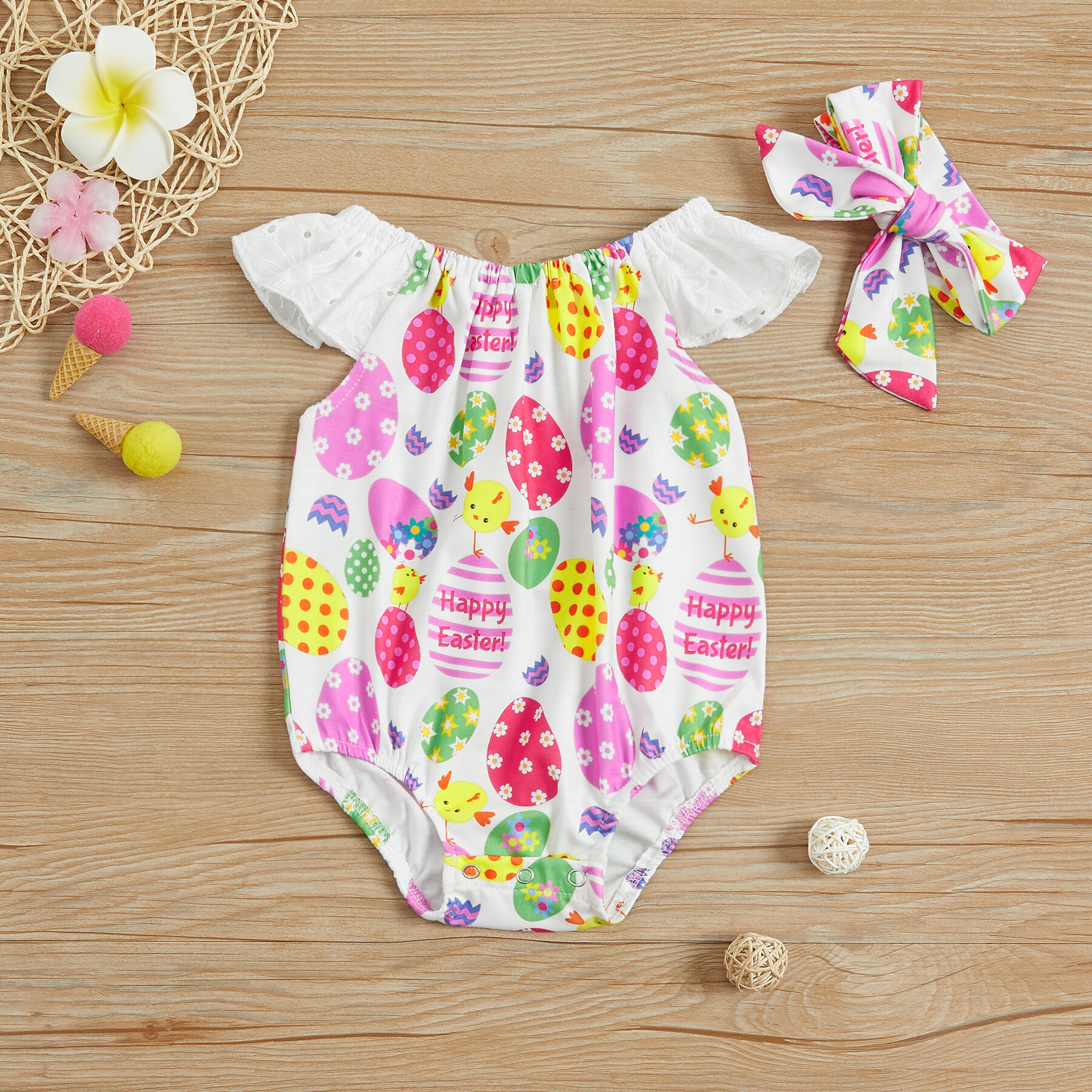 baby girl flutter sleeve bodysuit