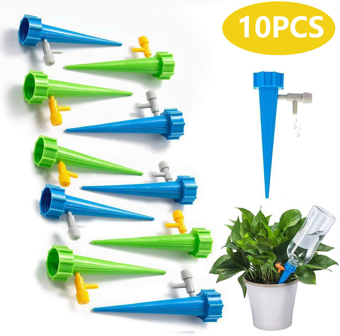 10 cái cây trồng trong nhà tự động hệ thống tưới nhỏ giọt vườn cây cảnh điều chỉnh công cụ tưới nước nước