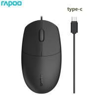 Rapoo n100c Type-C chuột có dây cho máy tính xách tay điện thoại di động Máy Tính Bảng MacBook
