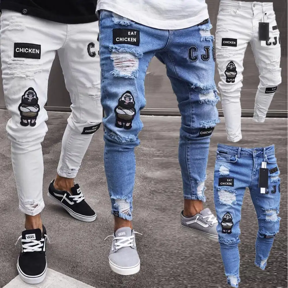 men's ripped skinny jeans