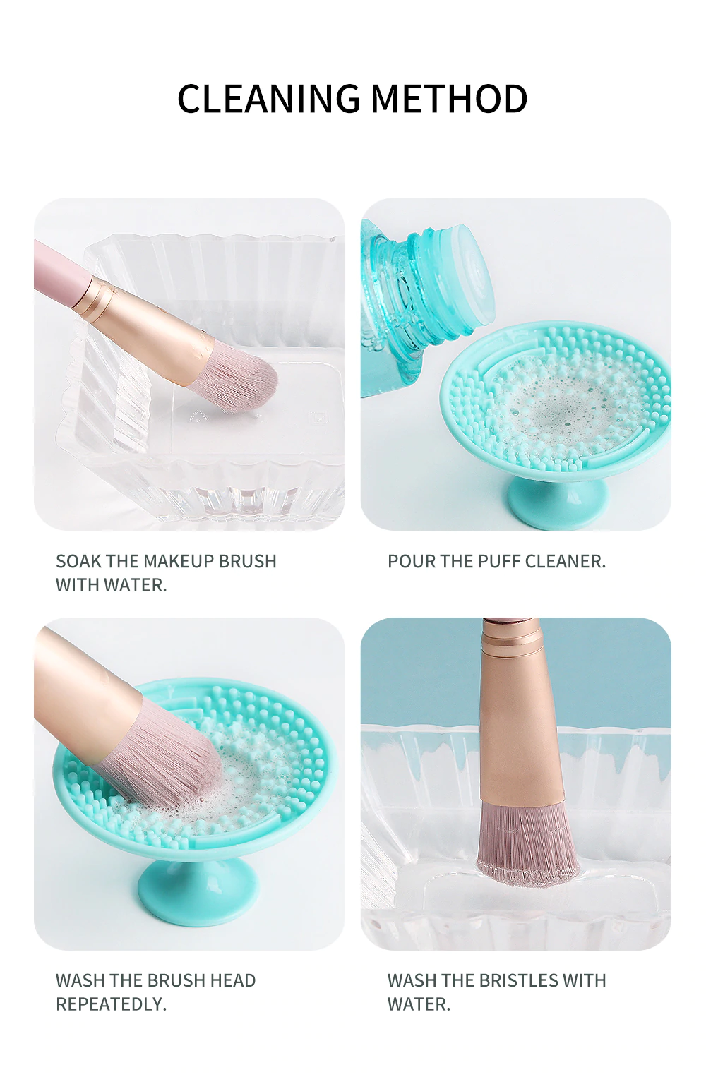How To Make A Makeup Brush Cleaner Board Saubhaya Makeup