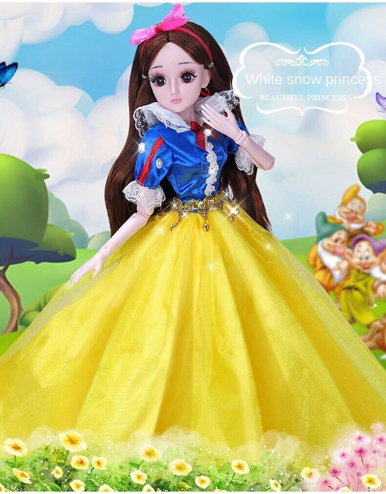 60cm yangyitian Barbie doll queen Princess set single children and girls dressing toys birthday gift