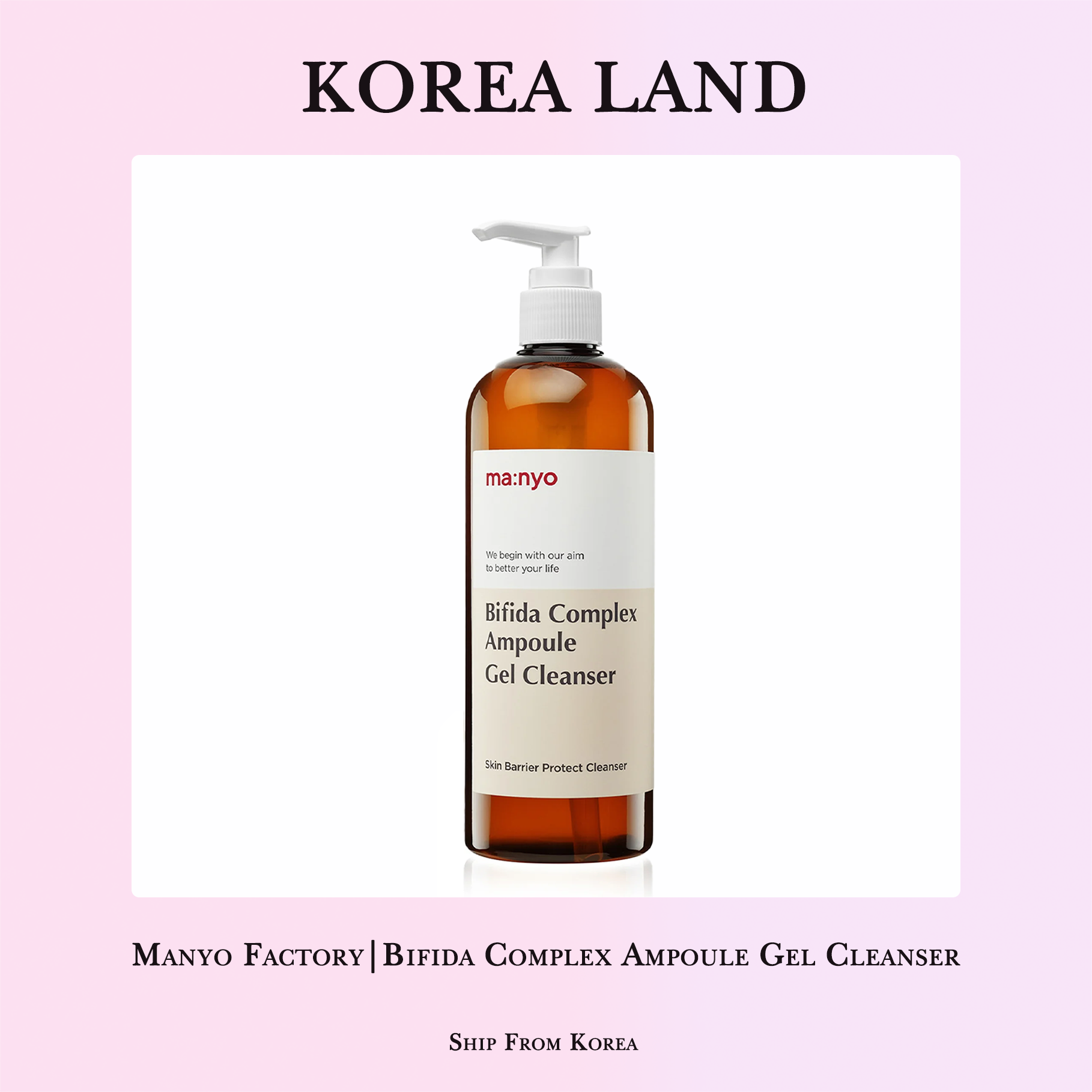 Manyo Factory | Bifida phức tạp Ampoule gel rửa mặt