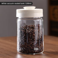 BINCOO Vacuum Coffee Bean Canister Food Storage Air Extraction Sealed Jar Container 400/800/1200ML Heat-resistant & Leak-free