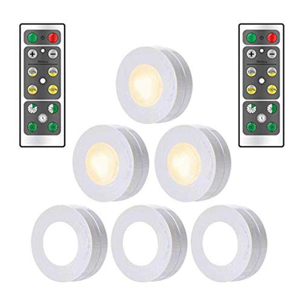 Lf 1 3 6pcs Small Night Light Wireless Led Puck Lights Closet