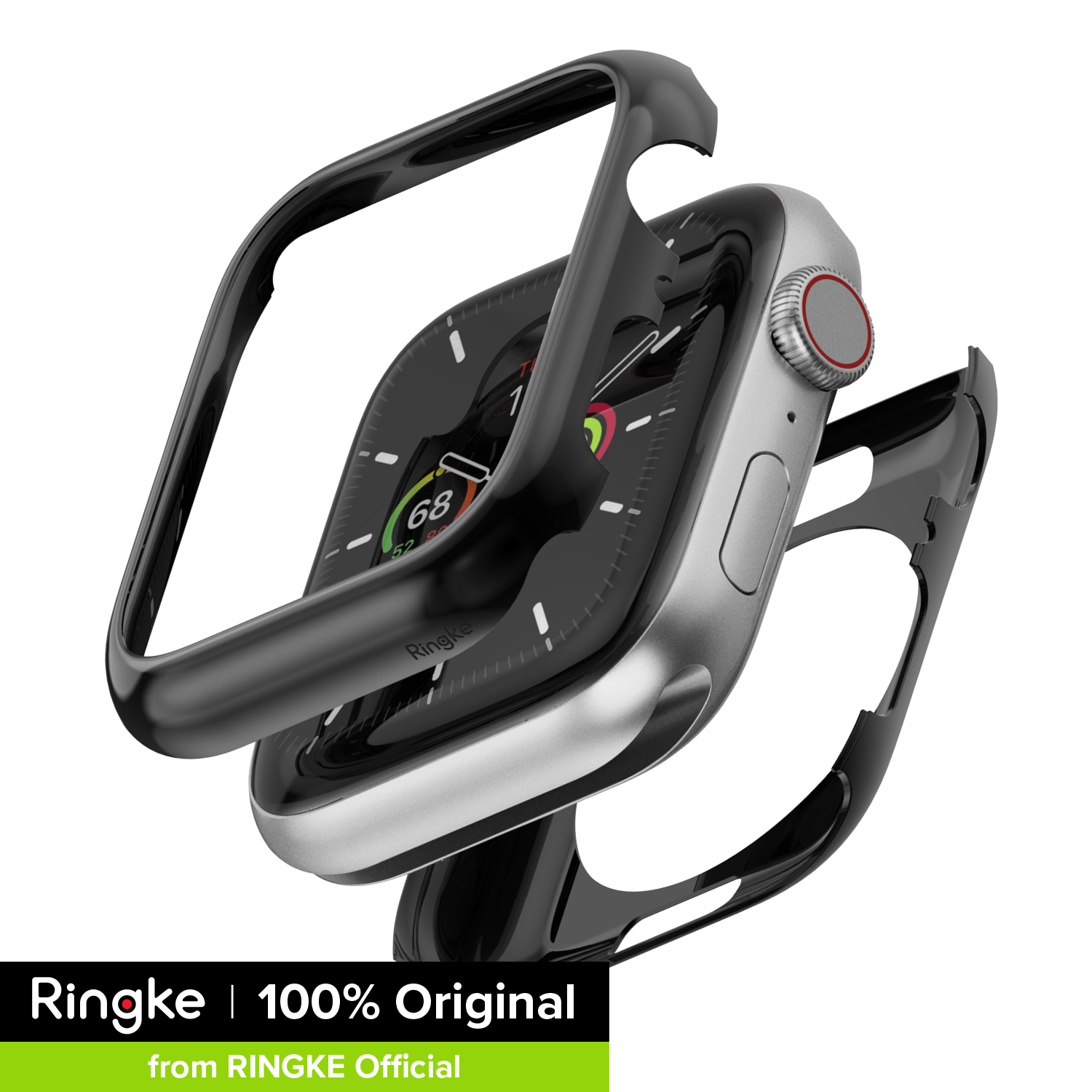 Ringke ốp tạo kiểu gọng tròn cho apple watch dòng 4 / 5 / 6 se 44mm