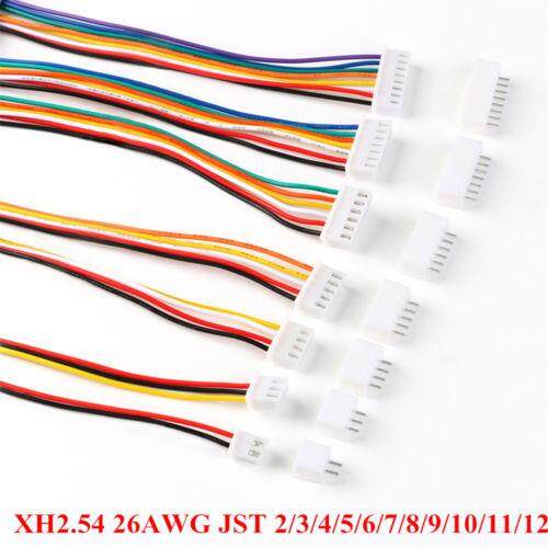 JST 2.5mm SM 12-Pin Male Female Connector with wire 300mm 26AWG x 5 pairs 