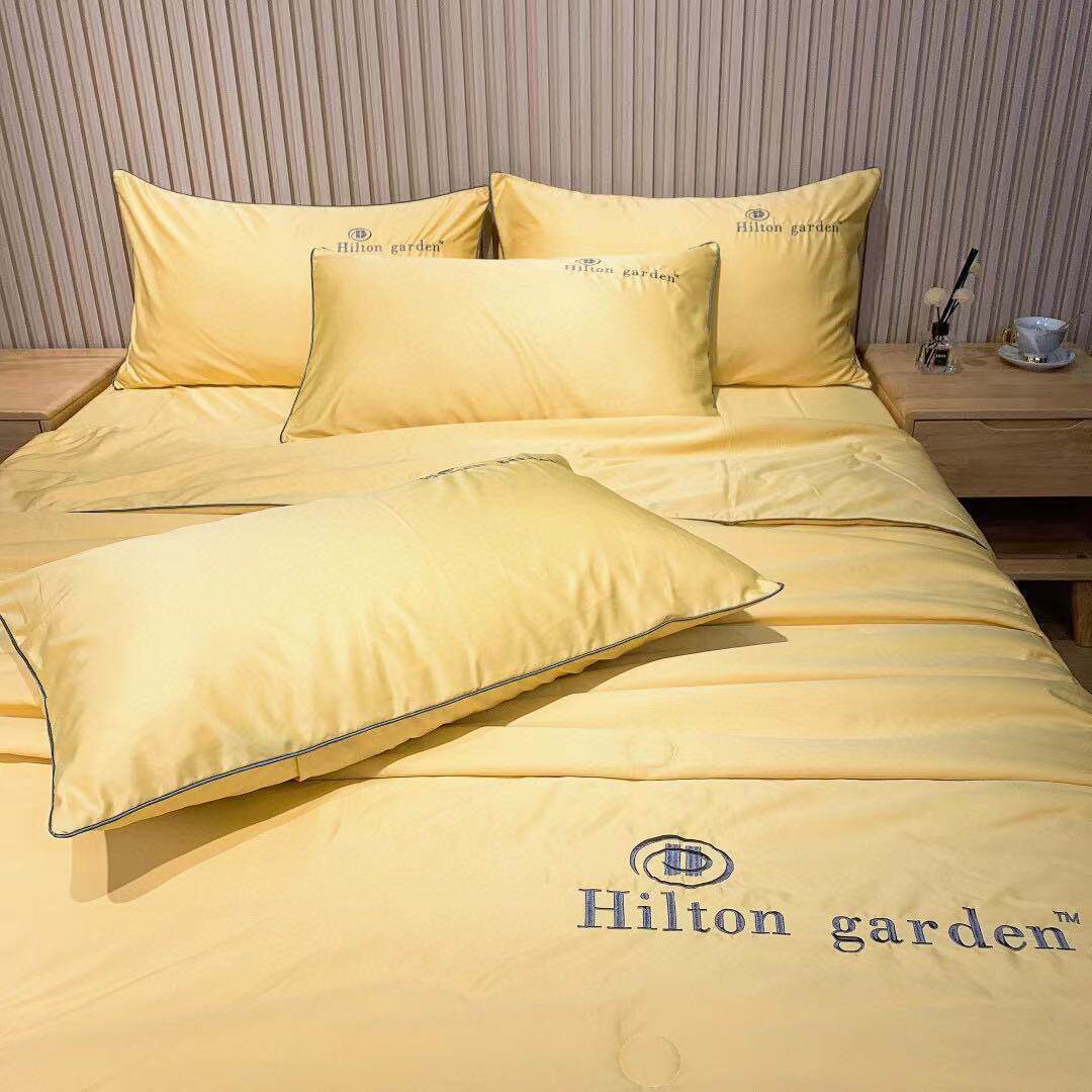 Hilton Chăn Lụa Mùa Hè, Bộ 4 Cái Chăn Mùa Hè Điều Hòa, Có Ga Trải Giường Và Vỏ Gối