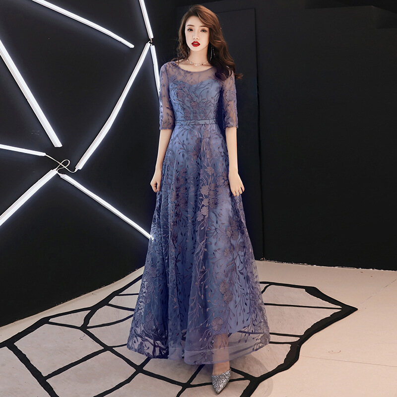 evening dress online malaysia Pink evening gown main image 1