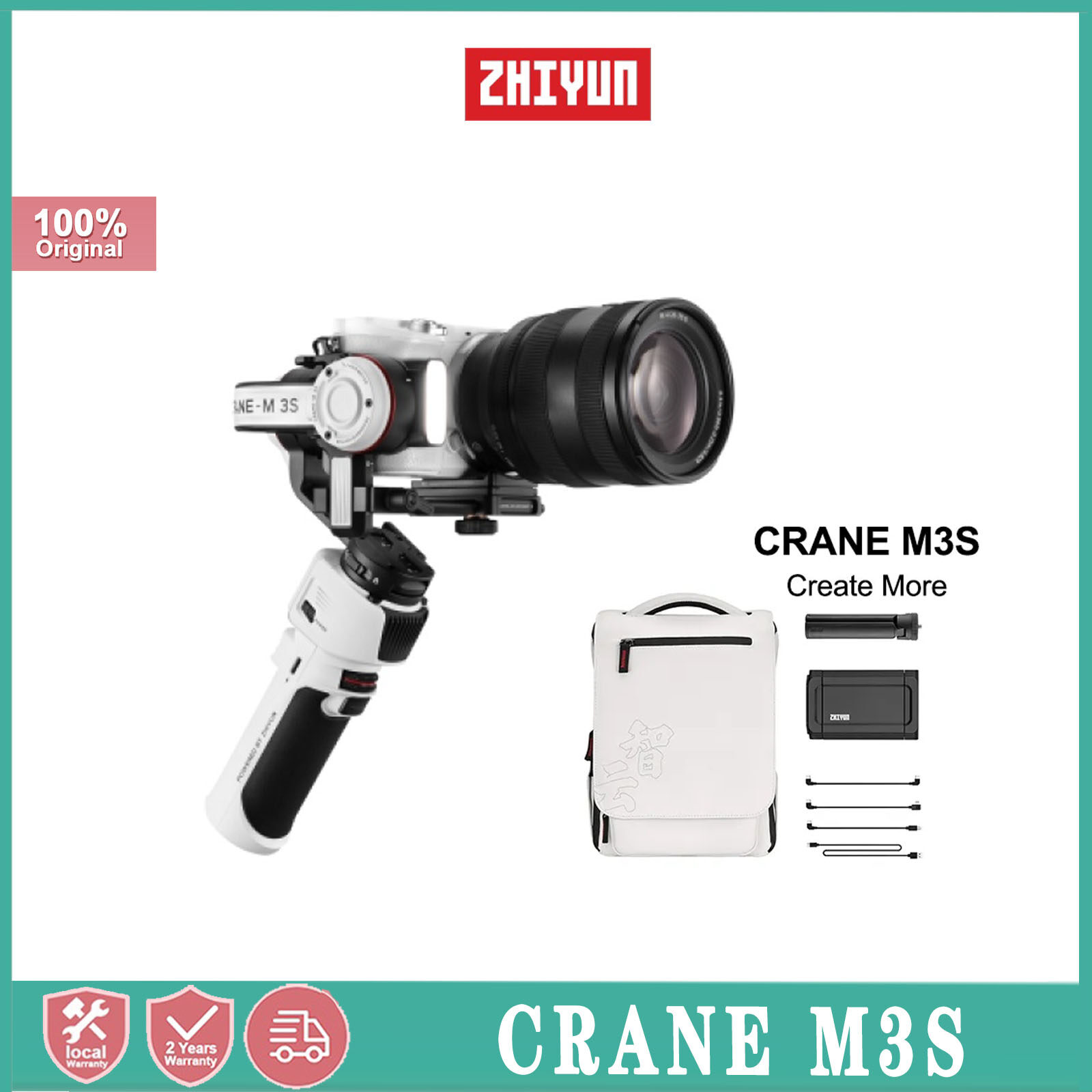 Zhiyun Crane M3S / Versatility Gimbal for Phones/Camera/Action Cam ราคา 14,280 บาท*ส่งฟรี