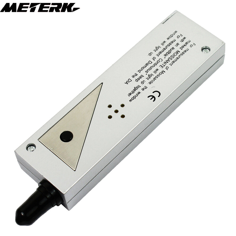 Meterk Độ chính xác cao chuyên nghiệp Máy thử kim cương Led Kim Cương chỉ số Bút kiểm tra moissanite Selector kim cương watcher công cụ
