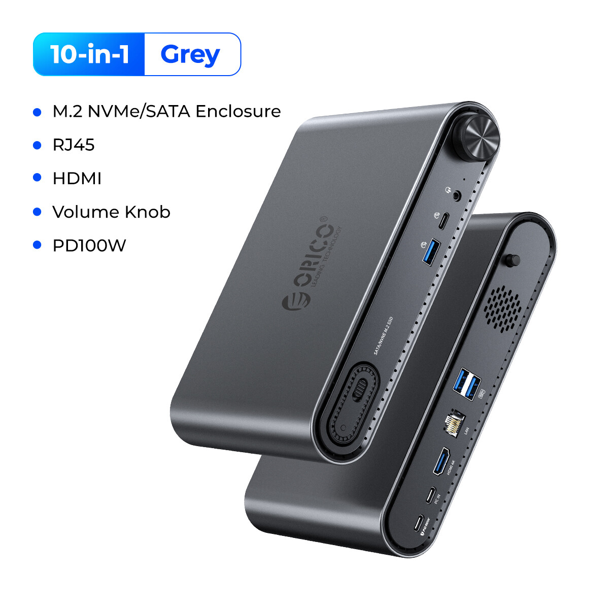 ORICO M.2 NVMe dữ liệu sata lưu trữ đầy đủ chức năng Loại C Dual protocal Máy tính để bàn lưu trữ tr