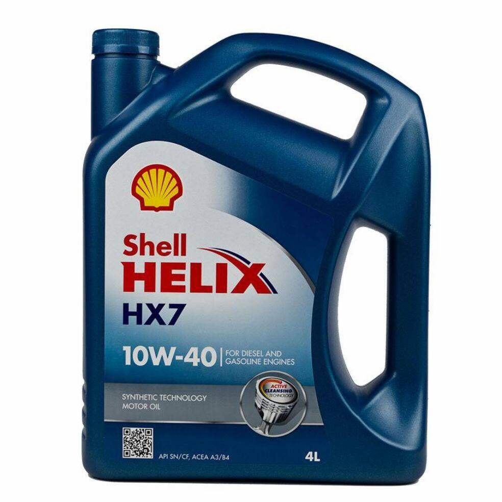 600039823 Shell Helix HX7 10W40 Semi Synthetic Engine Oil 4L Hong Kong For Toyota , Honda , Lexus , Proton , Perodua , Kia , Hyundai , Mazda