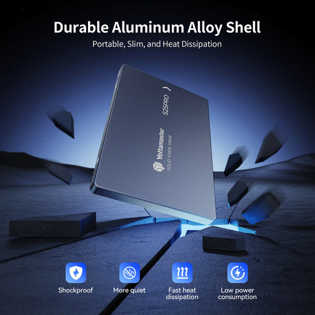 Yottamaster S25PRO 2.5'' SATA 3.0 Harddisk SSD 2TB 1TB High