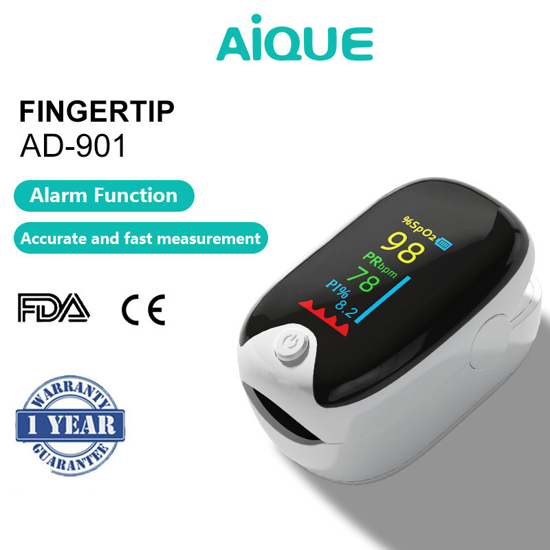 Máy đo nồng độ oxi Bluetooth dựa trên mạch đập chính xác và đọc nhanh, giám sát đọc SpO2, bảo hành 1 năm