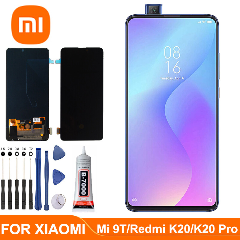 Bộ lắp ráp màn hình cảm ứng số hóa màn hình lcd 6.39 inch cho xiaomi mi 9t cho redmi k20 redmi k20 pro màn hình
