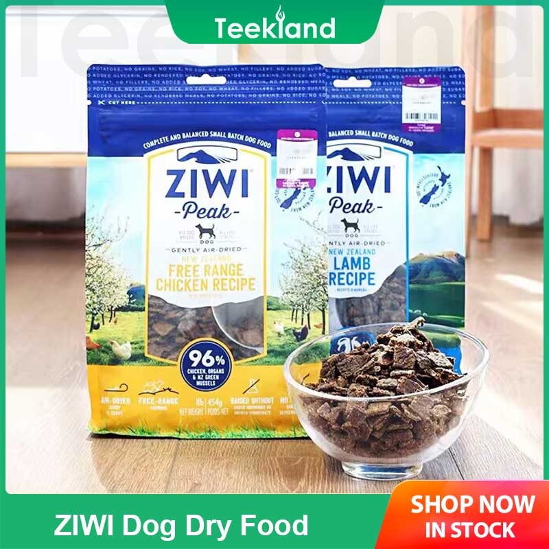 ZIWI Peak Pet Dogs Air Dried Food Limited Ingredient High Protein Grain Free Puppy Nutrition Food 454g/1000g ราคา 5,299 บาท*ส่งฟรี