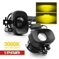 Sinolyn Tri Colors Bi LED Projector Lens H11 Fog Lights For Nissan Navara Np300/ X-trail/ Terra/ Kicks/ Juke/ Qashqai/ Pathfinder/ Mitsubishi Xforce/ Destinator Retrofit 3000K 4300K 6000K Bumper Sportlight Driving Lamps Car Accessories