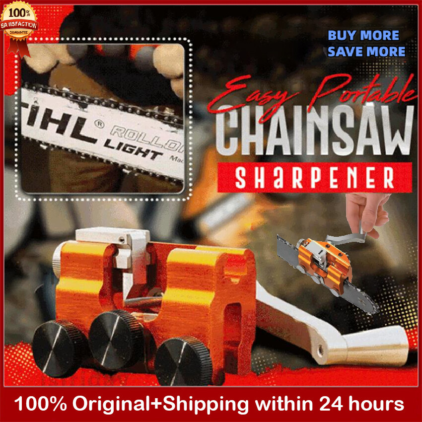 Chainsaw Chain Sharpening Jig,Chainsaw Sharpener Kit Suitable for All Kinds of Chain Saws、Lumberjack and Garden Worker 
