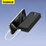 Baseus Airpow 20W sạc nhanh sạc dự phòng 10000MAh 20000MAh Powerbank pin gắn ngoài di động Cho iPhone 15 14 13 12 Pro Xiaomi