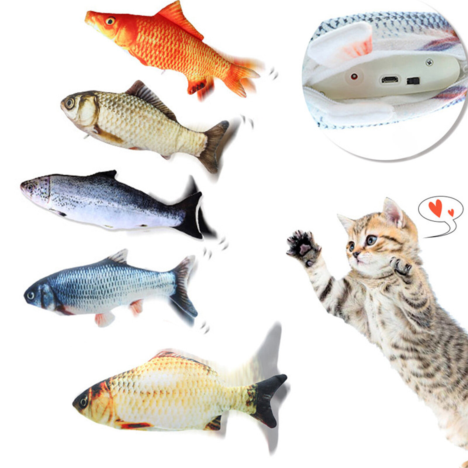 fake fish for cats