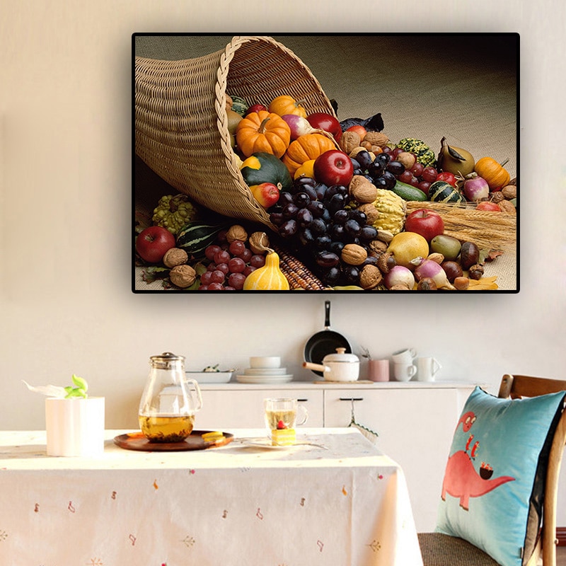Buy Wall Pictures Vegetable And Fruits Online at a Better Price