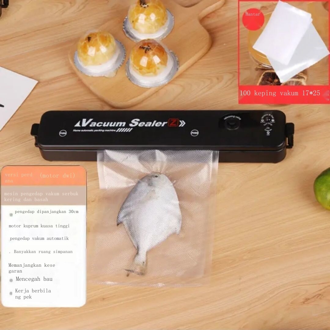 Gambar 9ZhouGZ Vacuum sealing machine food fresh keeping packaging machine portable encapsulation machinedomestic commercial automatic powder coating machine