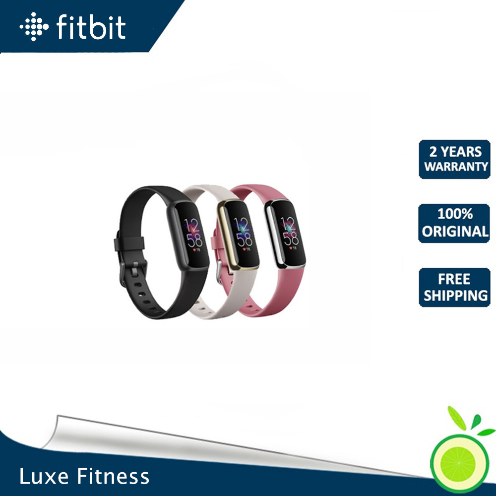 Fitbit Luxe Fitness Tracker Smartwatch Sports Waterproof Bracelet Heart Rate Sleep Health Monitor For IOS Android smartbands ราคา 3,899 บาท*ส่งฟรี
